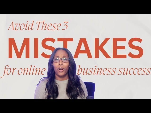 These 3 Mistakes can KILL your business... | Here's how to fix them!