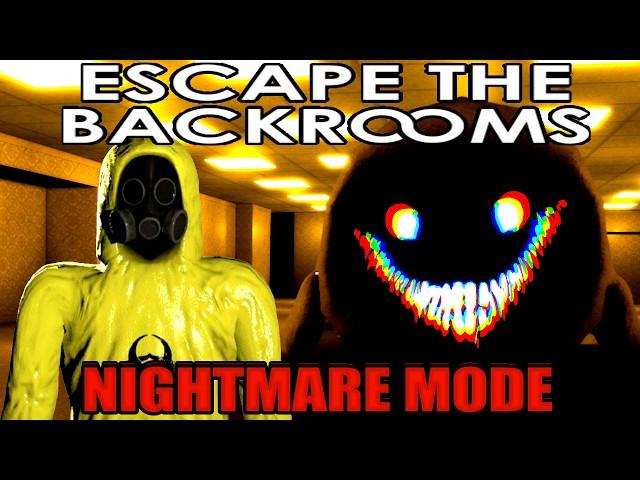 Escape the Backrooms but it's Nightmare Mode (Permadeath)