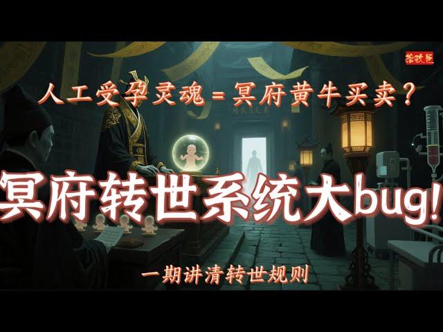 人工受孕灵魂=冥府黄牛买卖？ 冥府转世系统大Bug! 一期讲清转世规则#拾玖邑 #小宇宙儿