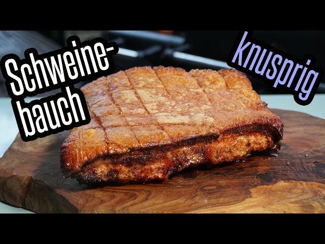 Knuspriger Schweinebauch vom Gasgrill - Bigger´s crispy Pork Belly - Grillen & BBQ für Jedermann