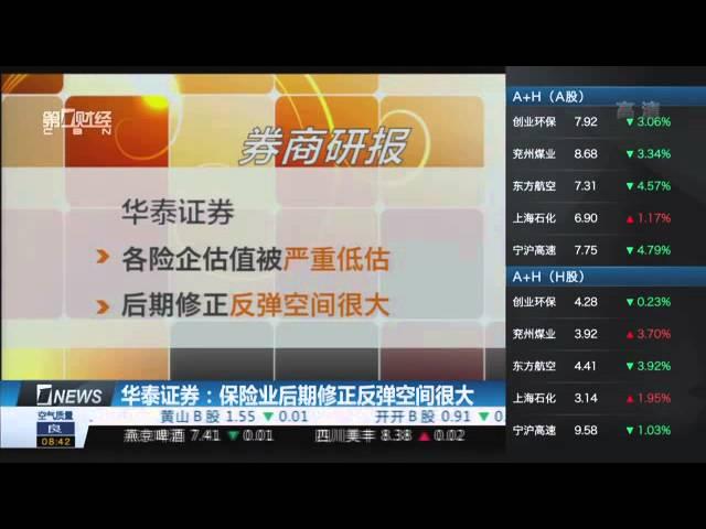 华泰证券：保险业后期修正反弹空间很大