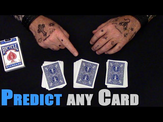 Your Mind Predicts any Card! (Card Trick) ~ An In-Depth Tutorial