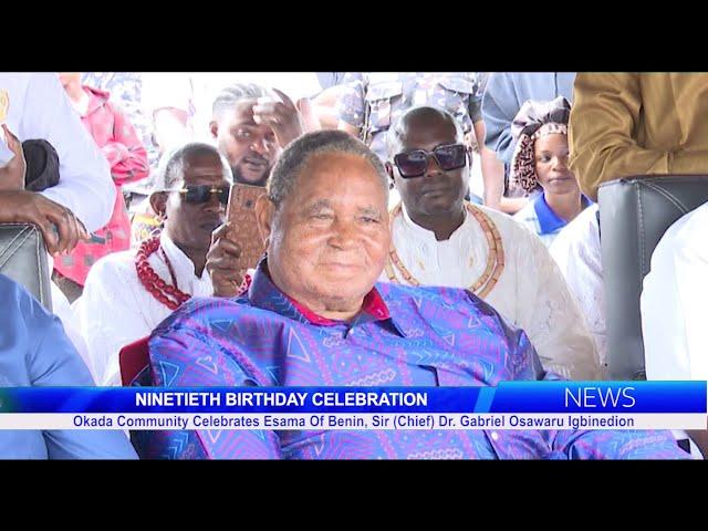 Okada Community Celebrates Esama Of Benin, Sir (Chief) Dr. Gabriel Osawaru Igbinedion