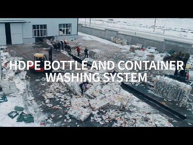 HDPE Bottle Washing Line | HDPE Bottle Recycling - Genox Recycling Tech