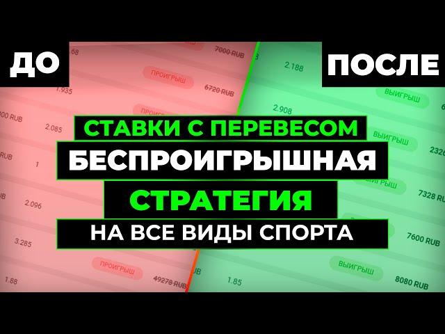  ЛУЧШАЯ СТРАТЕГИЯ на футбол, теннис, баскетбол и хоккей БЕСПРОИГРЫШНАЯ СТРАТЕГИЯ СТАВОК НА СПОРТ!