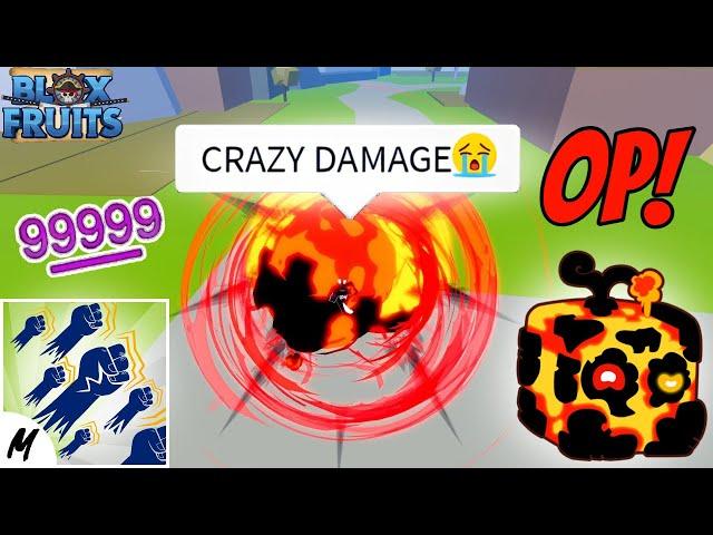 ABUSING PEOPLE WITH 30M MAGMA ONE SHOT COMBO IS INSANE | Blox Fruit |