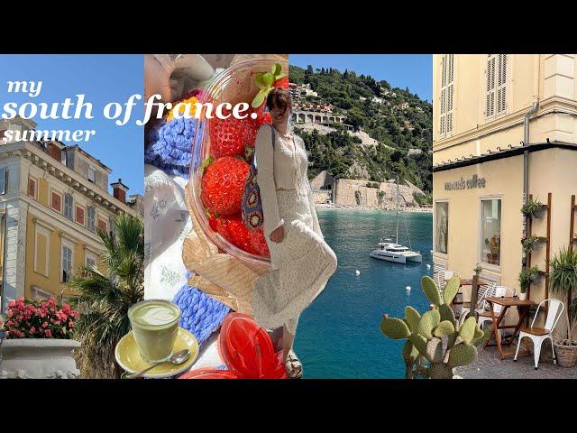 south of france summer ️ exploring French Riviera | sun, beaches, reading & foods