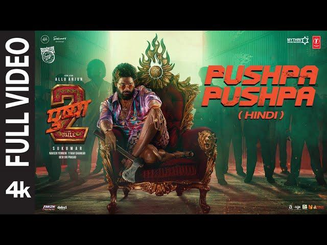 Full Video: Pushpa Pushpa | Allu Arjun | Rashmika | Pushpa 2 The Rule | Fahaad | Mika Singh,Nakash