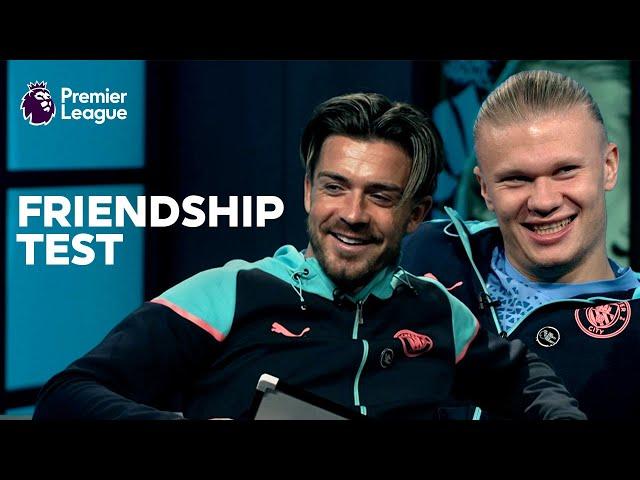 ' I EAT A LOT OF BAD STUFF!'  How well do Haaland & Grealish know each other? | Friendship Test