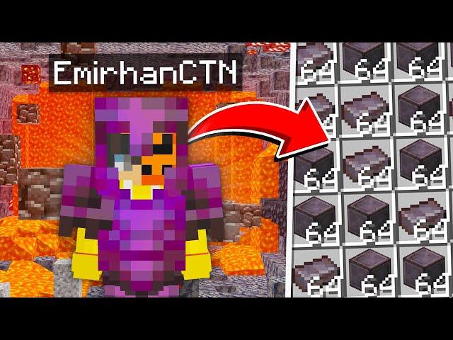 ÇOK VERİMLİ SINIRSIZ NETHERİTE MAKİNESİ YAPTIM! - Minecraft Ahtapot Adası