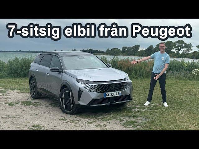 Peugeot e-5008, elbil med 7 sittplatser