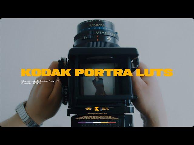 KODAK PORTRA LUTs | Emulated for Video/Film | Kodak Professional Portra 160, 400 + 800 | Download