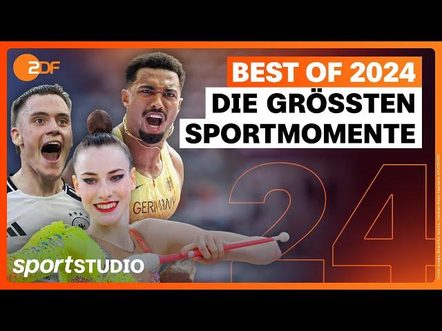 Die größten und emotionalsten Sport-Highlights 2024 | sportstudio