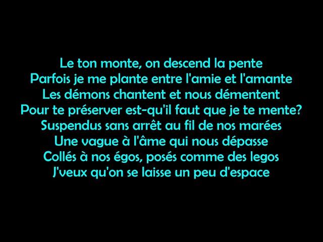 Amir - Les rues de ma peine  - Paroles