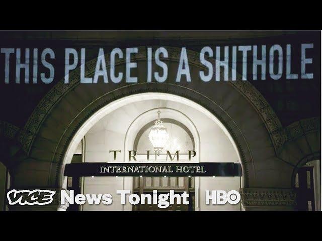 Anti-Trump Hotel & Police Podcasts: VICE News Tonight Full Episode (HBO)