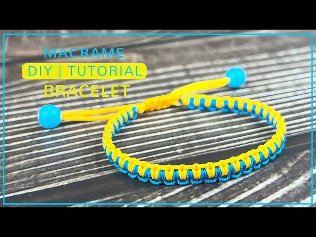 DIY Lark's Head Knot Bracelet. Making Bracelets in 5 minutes. Easy Bracelet Tutorial for Beginner 98