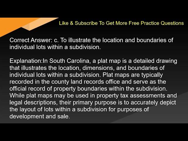 South Carolina Real Estate Exam Practice Test 1