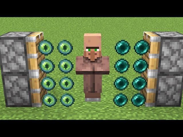 eye of ender + villager + ender pearl = ??? - MINECRAFT DANK MEME COMPILATION