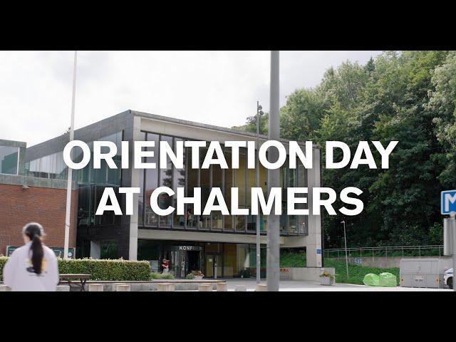 Orientation day at Chalmers University of Technology