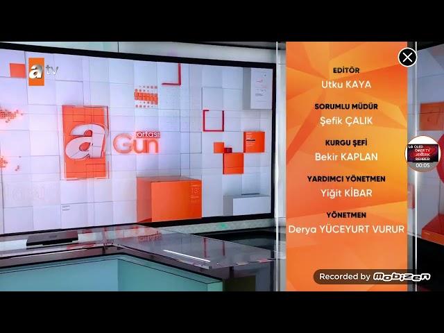 Atv - Haber bitişi,dizi,sponsor ve akıllı işaretler jeneriği (Genel izleyici) 4 Haziran Cuma (2021)