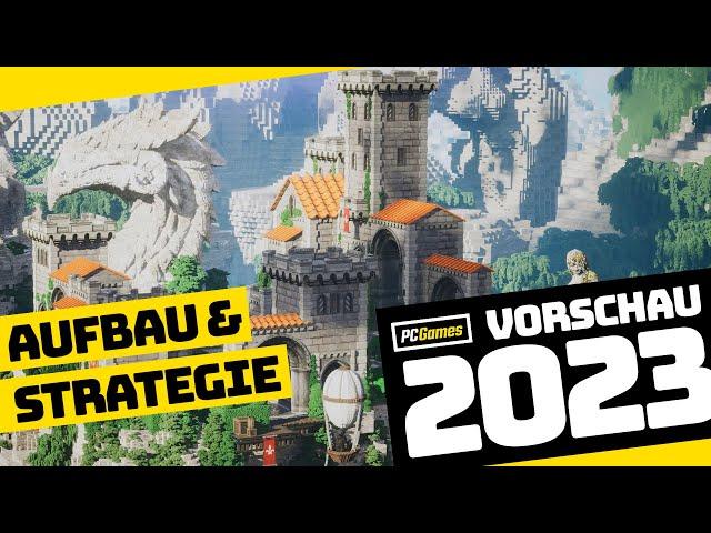 Aufbau- und Strategiespiele 2023 | Neue Highlights für Hobbystrategen und Aufbaukönige