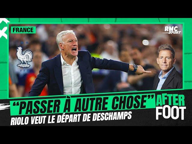 Équipe de France : "Il faut passer à autre chose !", Riolo demande le départ de Deschamps