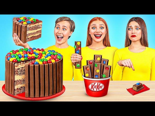 Big, Medium and Small Plate Challenge | Amazing Cooking Hacks by Multi DO Smile