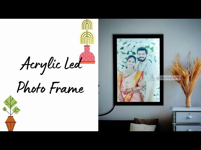 Acrylic LED photo frame | LOVE CRAFT GIFTS