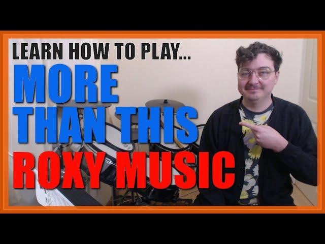  More Than This (Roxy Music)  Drum Lesson PREVIEW | How To Play Song (Andy Newmark)