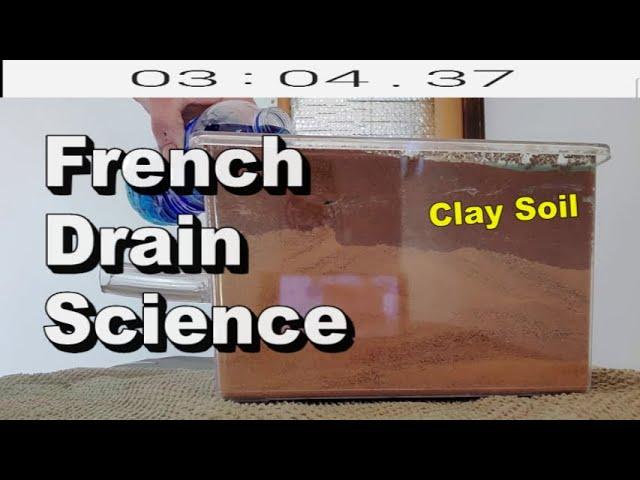 French Drain Science -  Clay Soil