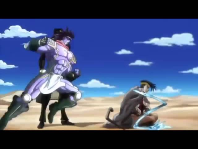 JoJo's Bizarre Adventure - Star Platinum speaks [Uncut version]