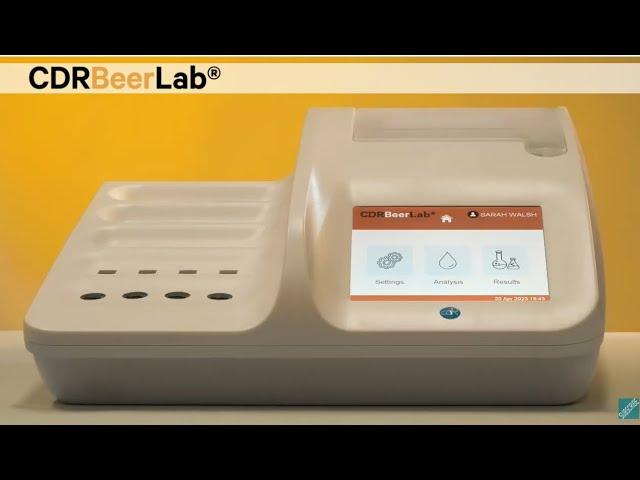 CDR BeerLab® simple, fast and reliable analysis system of beer