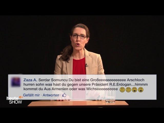 Birte Schneider liest ausgewählte Hasskommentare: Jahresrückblick 2016 (3) - heute-show | ZDF