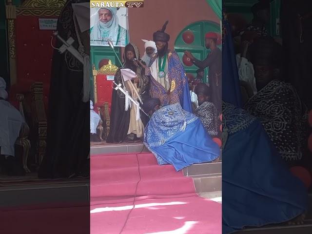 Yadda taron baiwa Sarkin Ƙaraye Sanda ya wakana a yau Laraba.