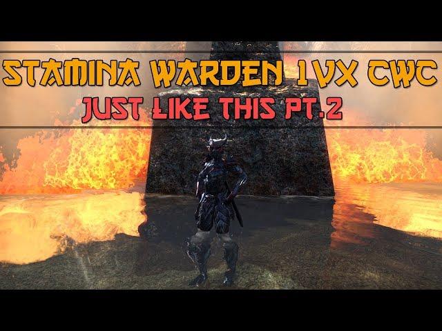 ESO - Stamina Warden 1vX - KodiPvP, how does he do it? "just like this" pt.2