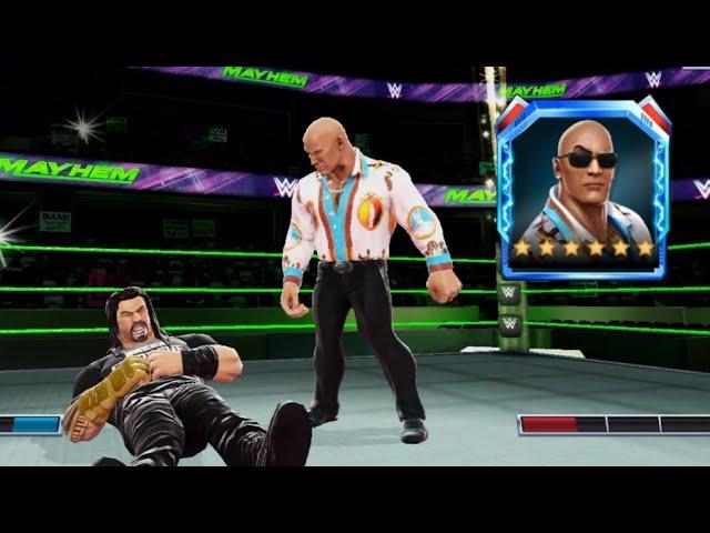 6 Star The Rock Game Play In WWE Mayhem