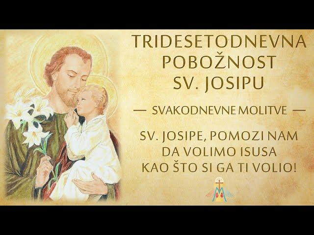 Tridesetodnevna pobožnost sv. Josipu - dani 1-30