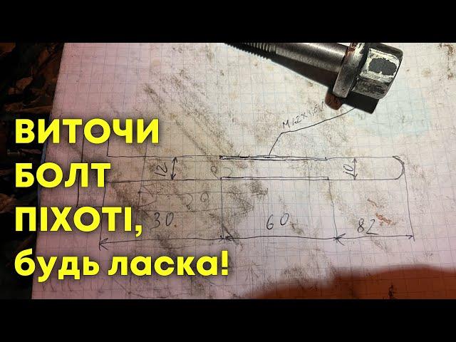 Треба два моцних болти для бойової техніки! Долучайся! 