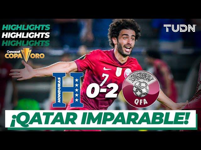 Resumen y goles | Honduras 0-2 Qatar | Copa Oro 2021 | Grupo C | TUDN