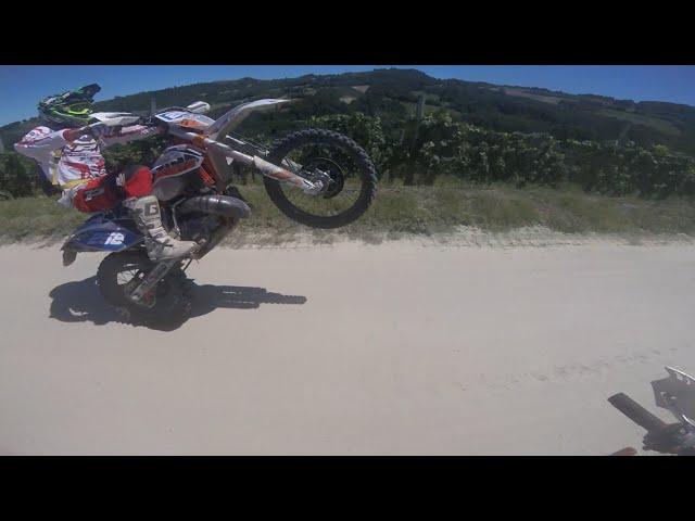 Two stroke enduro wheelie crash and more|KTM(300 6days/250/125)|Husqvarna(250/125)|Husaberg 250