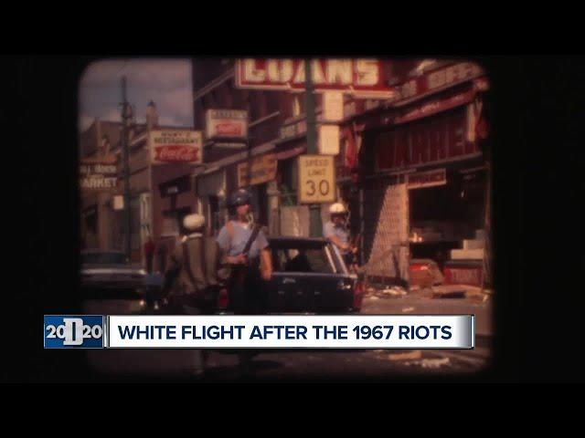 White Flight after the 1967 Detroit riots