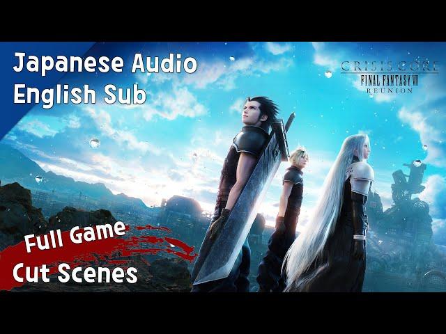 CRISIS CORE -FINAL FANTASY VII- REUNION - Full Game Movie Cut Scenes, Japanese Audio, Eng Sub 1440P