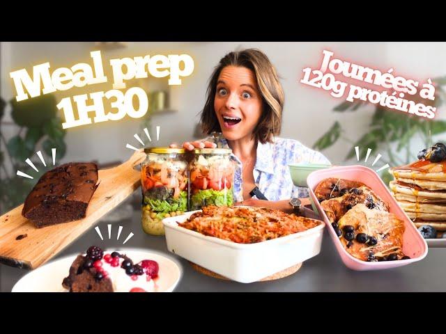 Meal prep protéiné  Recettes faciles & Santé prendre soin de toi & te libérer de la charge mentale