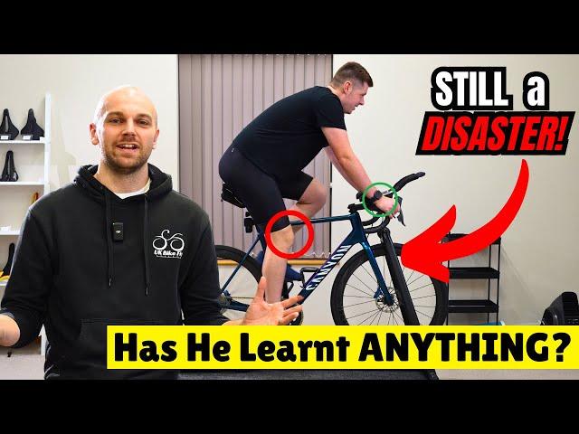 Bike Fitter Reacts PT.2: His Position Is STILL a DISASTER! @TriathlonDan