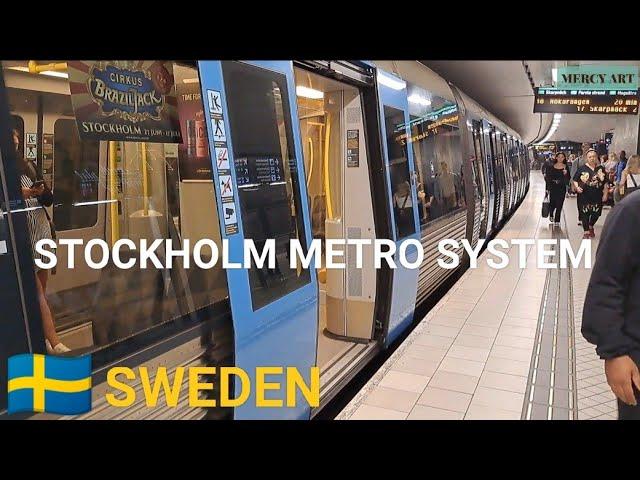 STOCKHOLM METRO | EFFICIENT TRANSPORT SYSTEM!!! You don't have to buy a car in SWEDEN!!!