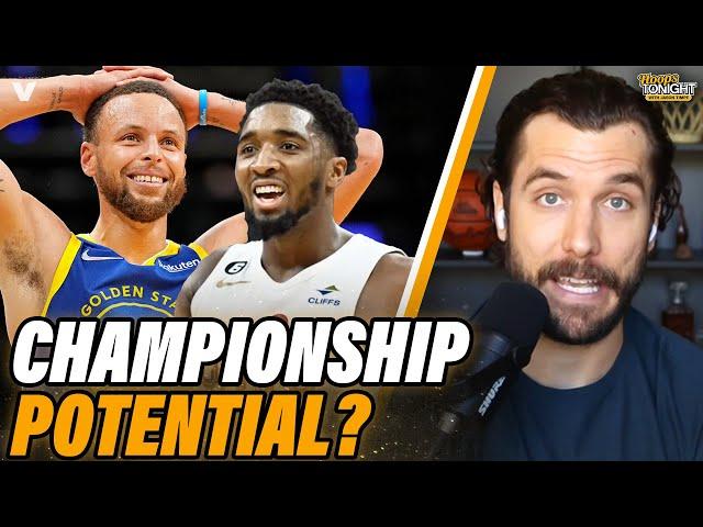 Are Steph Curry & Warriors or Donovan Mitchell & Cavaliers MORE DANGEROUS? | Hoops Tonight