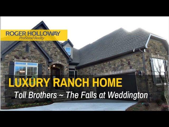 Luxury Ranch Homes for Sale in Charlotte NC - Falls at Weddington