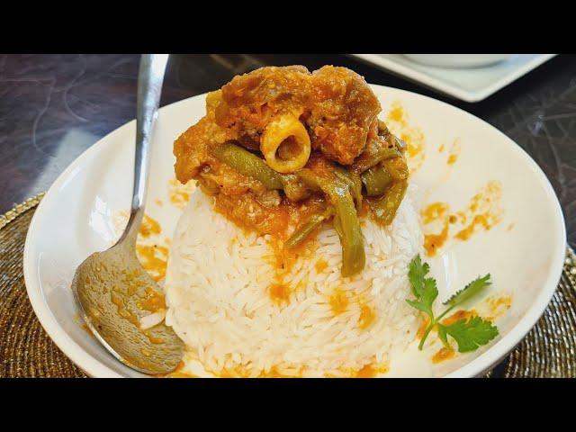 ፎሶሊያ በስጋ ምግብ አሰራር how to make green beans with meat