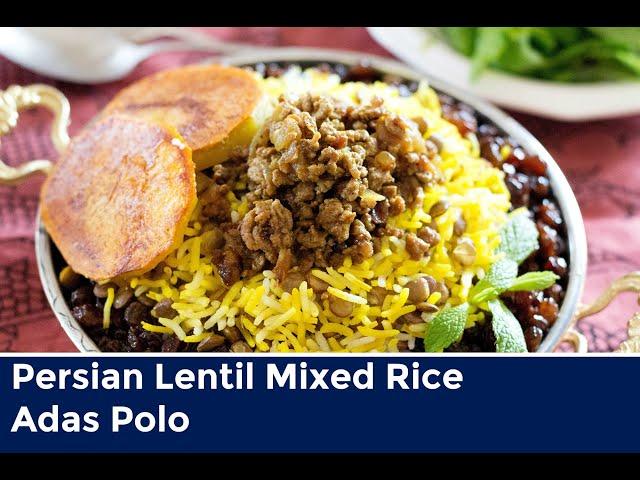 Adas Polo – Persian Lentil Rice