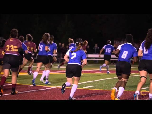 All-Canadians Alex Tessier and Frederique Rajotte team up for a long try vs. Montreal